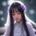资深影评人陈慧芳，短发、神情专注的年轻女性，坐在电影放映室内，背景是投影银幕，专业影评人形象